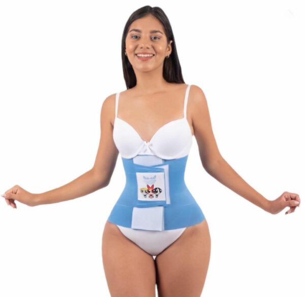 Cinturilla celeste Faja cinturilla Reloj arena C