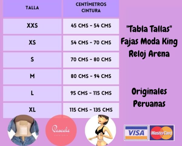 Tabla Nueva fajas Body Faja Negra